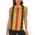 Eritrea Traditional Saho Women Sleeveless Polo Shirt Mix Tilet Pattern