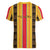 Eritrea Traditional Saho Women V-Neck T-Shirt Mix Tilet Pattern