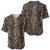 African Leopard Skin Pattern Baseball Jersey