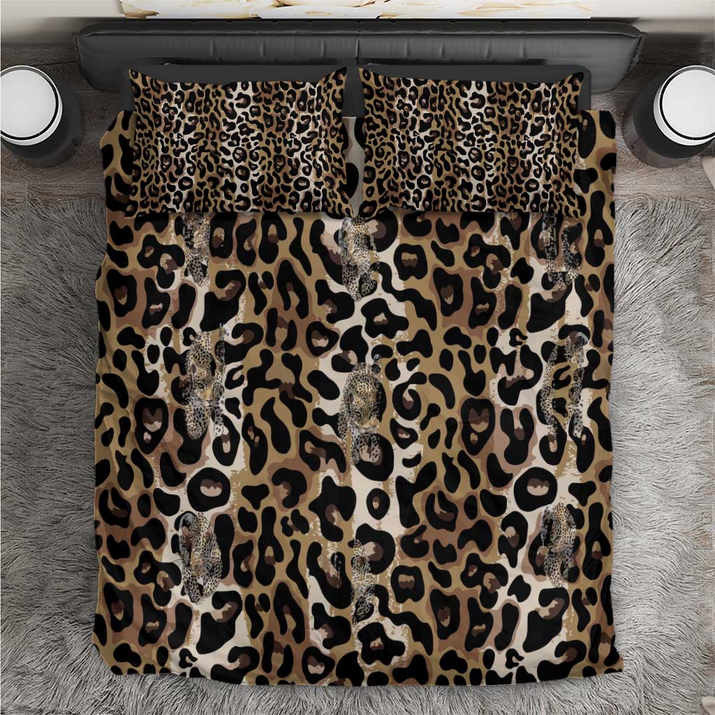 African Leopard Skin Pattern Bedding Set