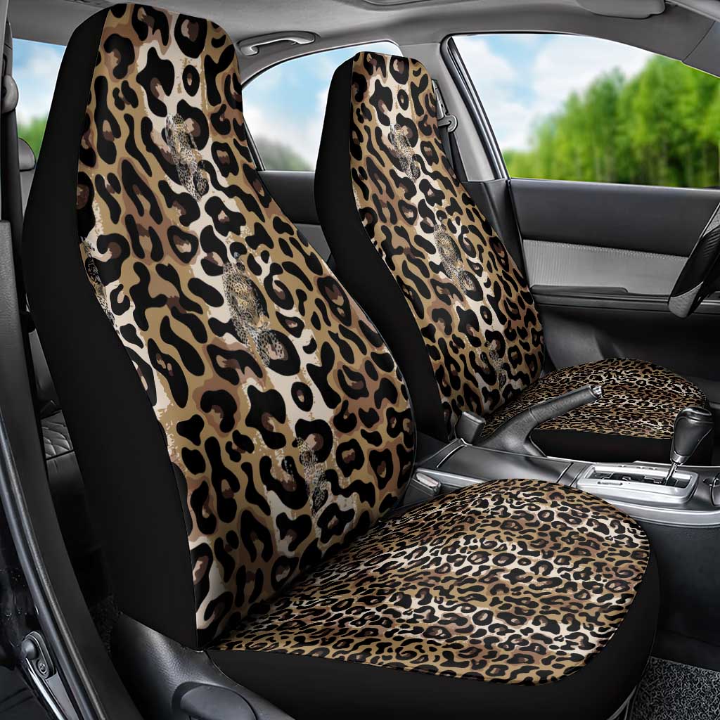 African Leopard Skin Pattern Car Seat Cover