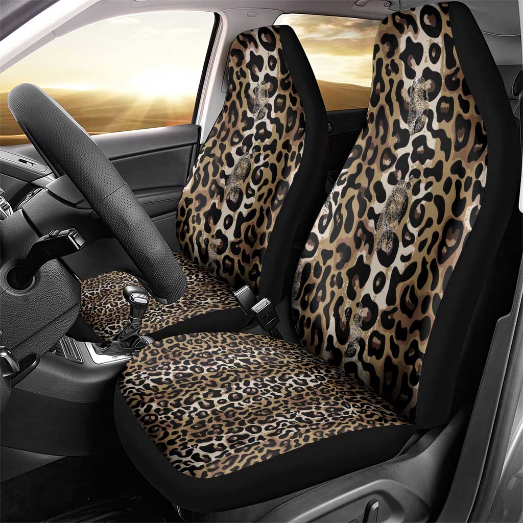 African Leopard Skin Pattern Car Seat Cover