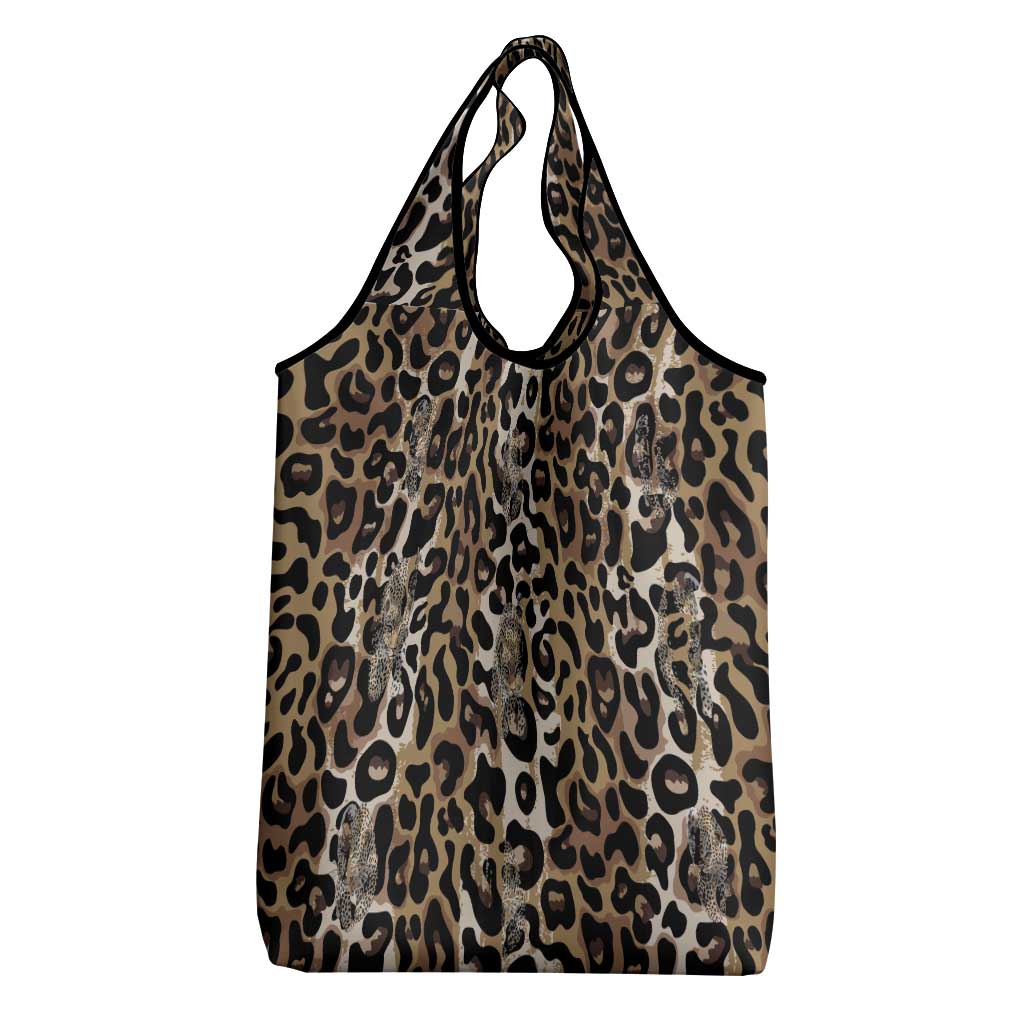 African Leopard Skin Pattern Grocery Bag