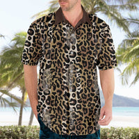 African Leopard Skin Pattern Hawaiian Shirt