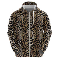 African Leopard Skin Pattern Hoodie