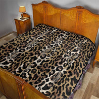 African Leopard Skin Pattern Quilt