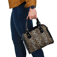 African Leopard Skin Pattern Shoulder Handbag