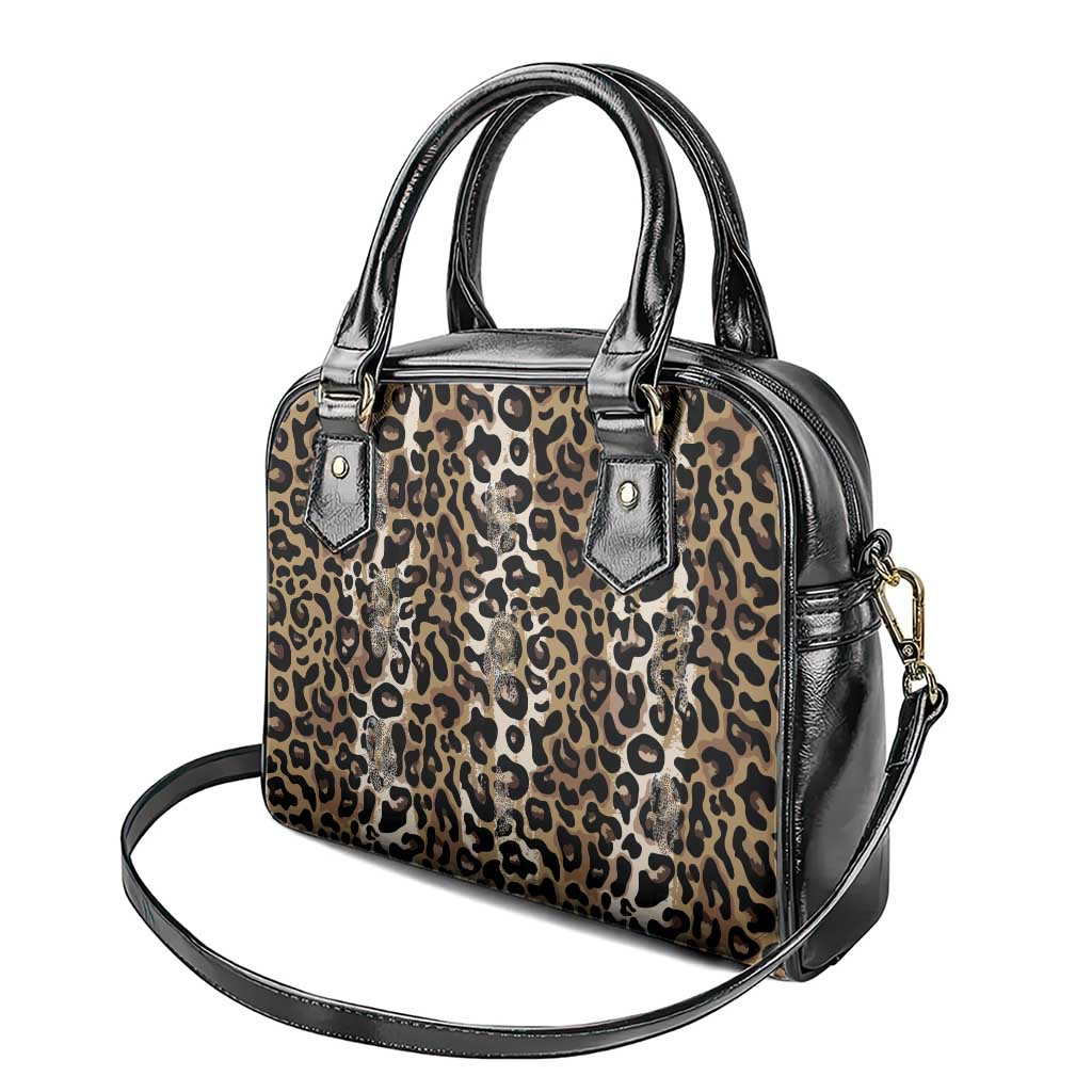 African Leopard Skin Pattern Shoulder Handbag