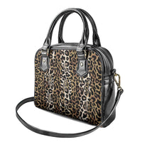 African Leopard Skin Pattern Shoulder Handbag