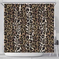 African Leopard Skin Pattern Shower Curtain