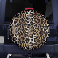 African Leopard Skin Pattern Spare Tire Cover