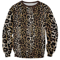 African Leopard Skin Pattern Sweatshirt