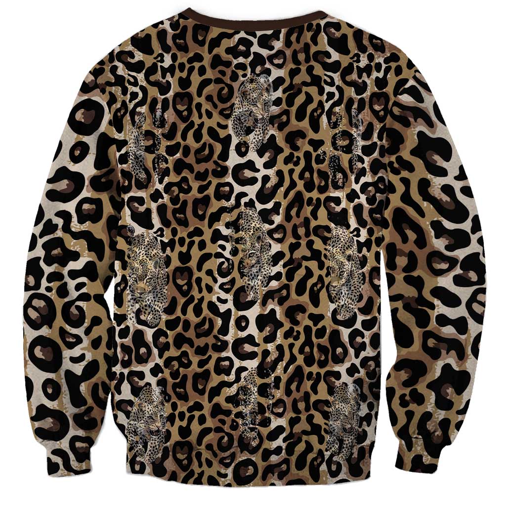 African Leopard Skin Pattern Sweatshirt