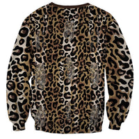 African Leopard Skin Pattern Sweatshirt