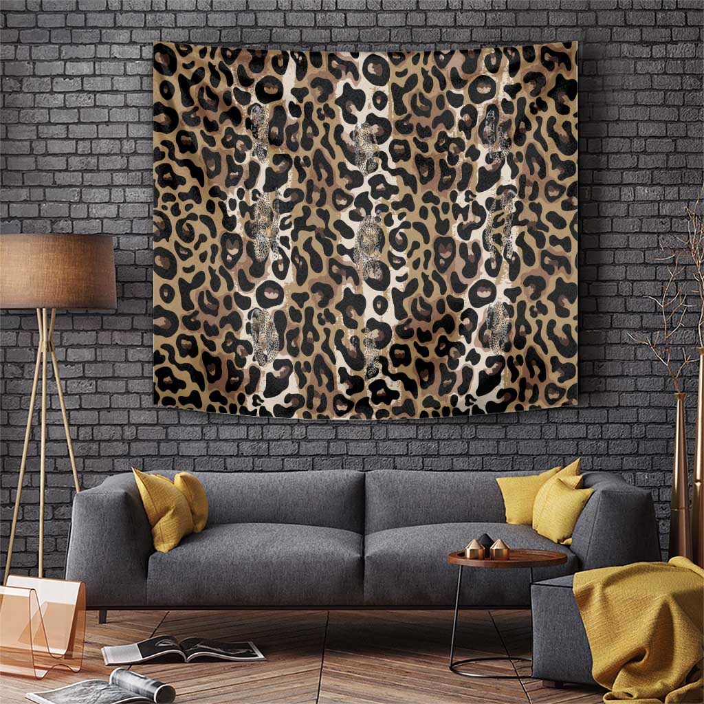 African Leopard Skin Pattern Tapestry