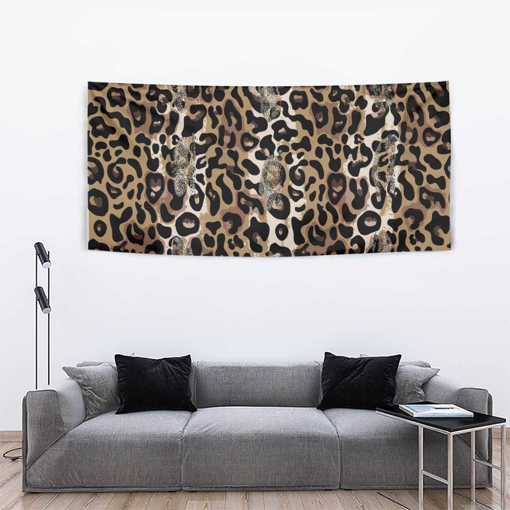 African Leopard Skin Pattern Tapestry