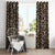 African Leopard Skin Pattern Window Curtain