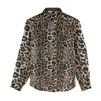 African Leopard Skin Pattern Women Casual Shirt