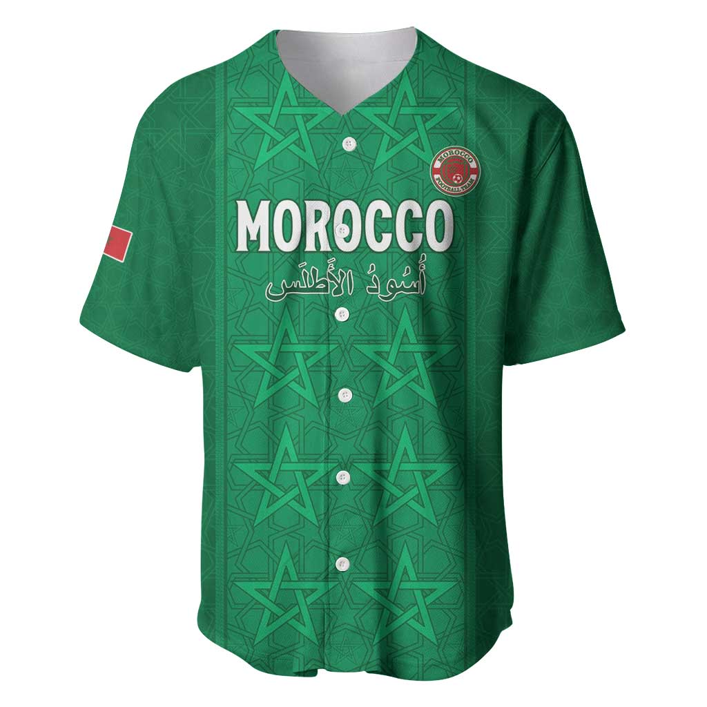 Custom Morocco Football Baseball Jersey Sir Sir Sir
