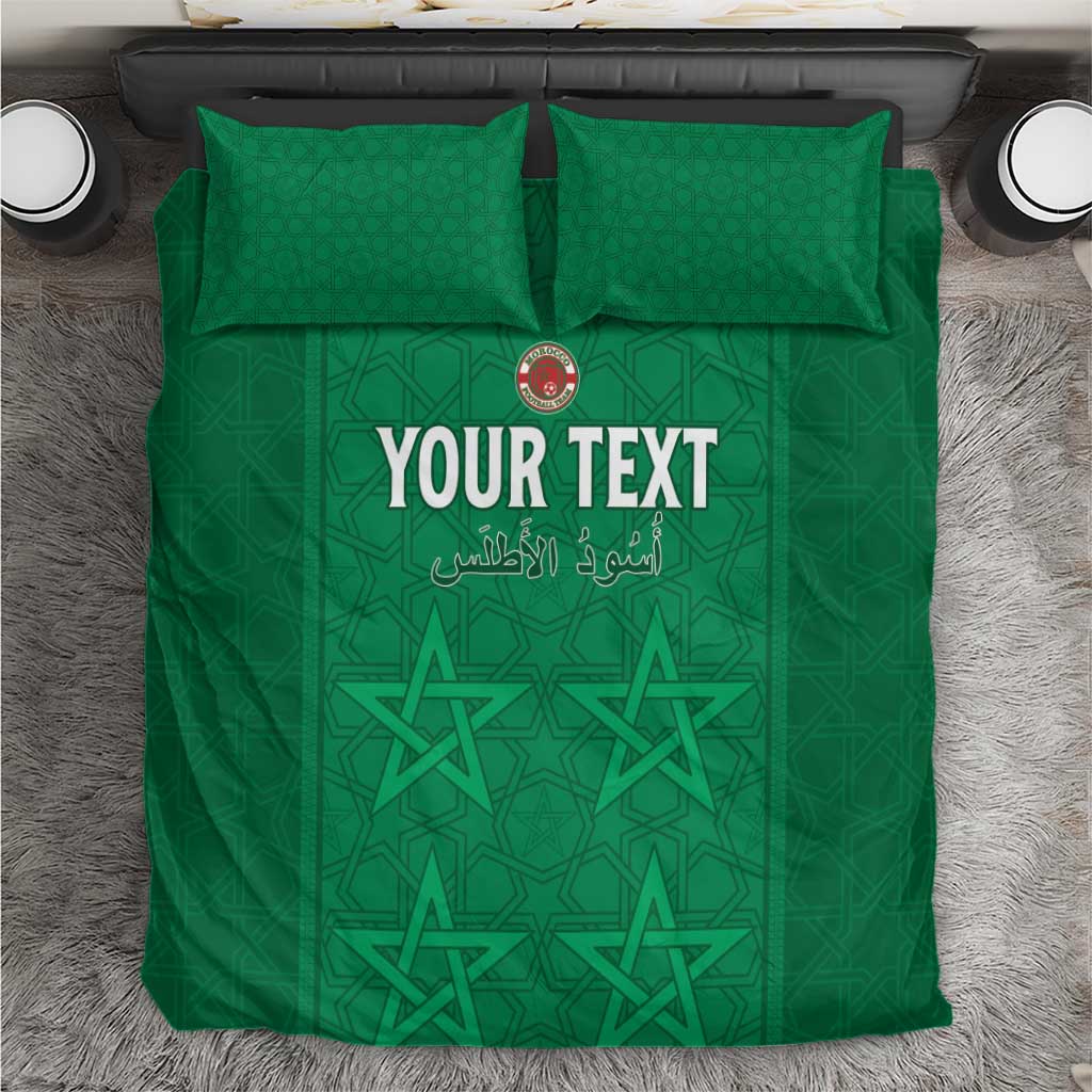 Custom Morocco Football Bedding Set Sir Sir Sir