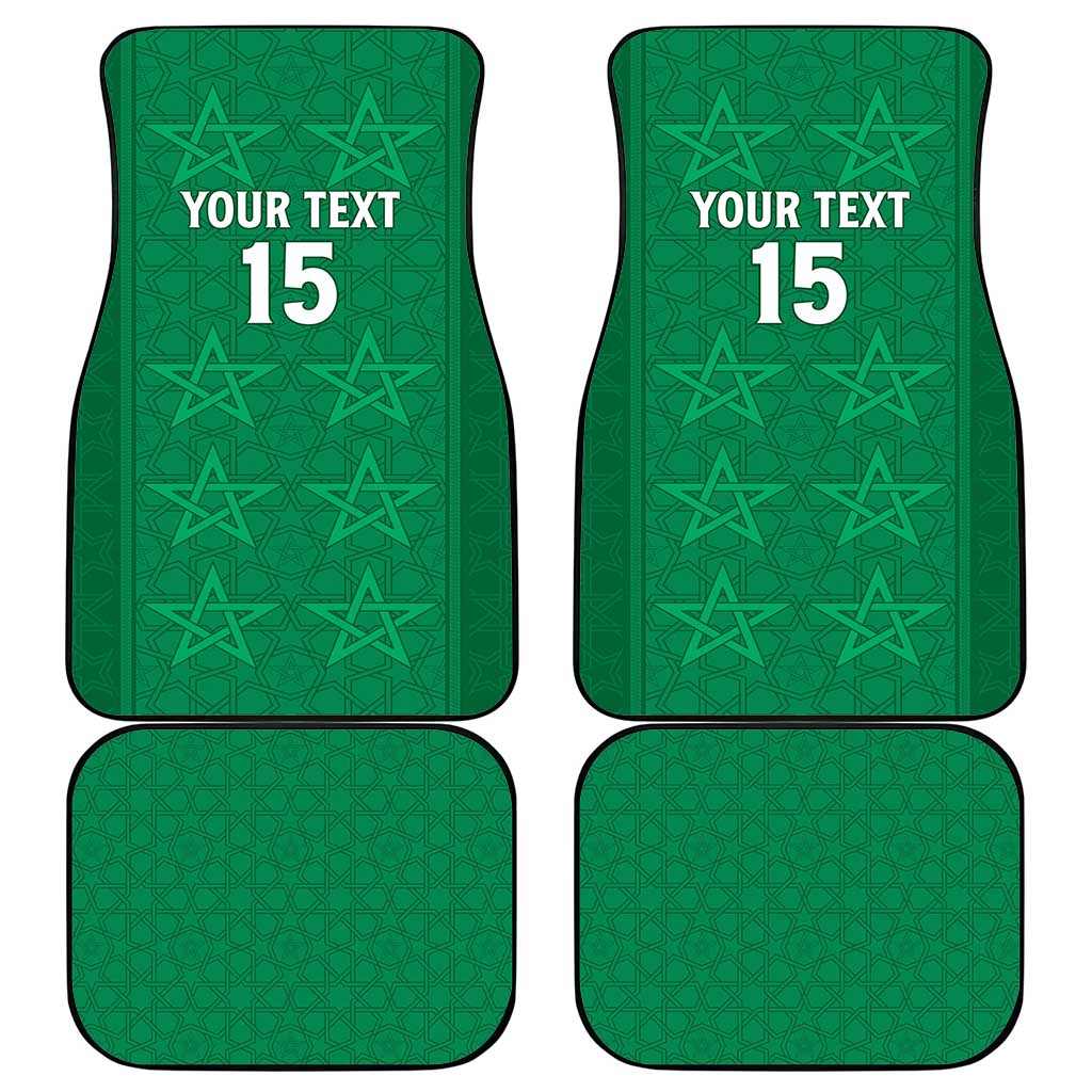 Custom Morocco Football Car Mats Sir Sir Sir