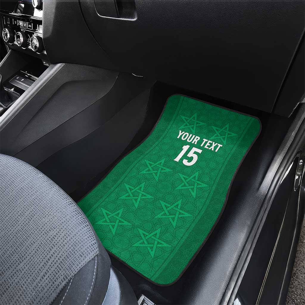 Custom Morocco Football Car Mats Sir Sir Sir