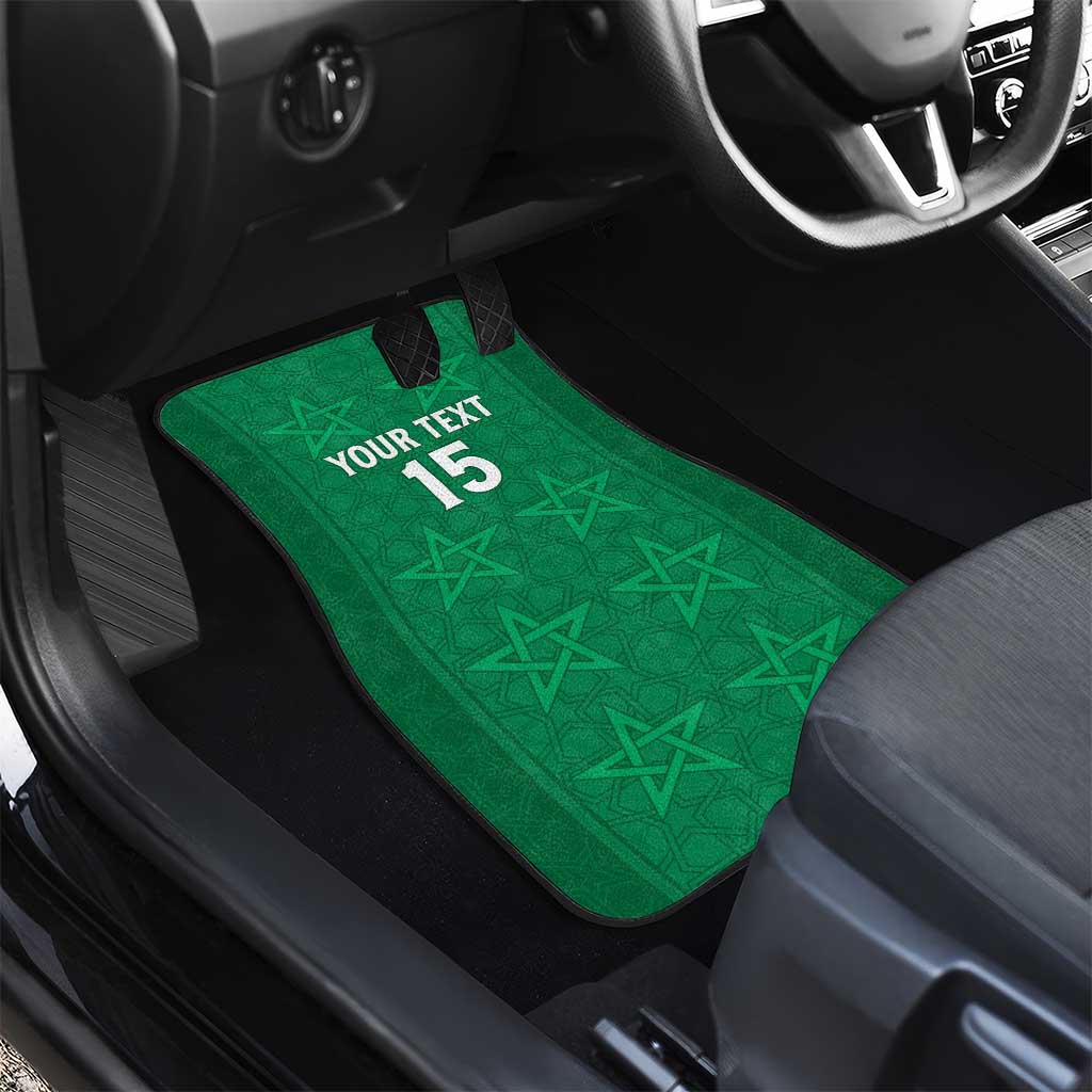 Custom Morocco Football Car Mats Sir Sir Sir