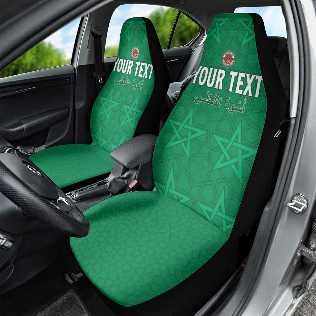 Custom Morocco Football Car Seat Cover Sir Sir Sir