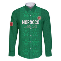 Custom Morocco Football Family Matching Long Sleeve Bodycon Dress and Hawaiian Shirt Sir Sir Sir