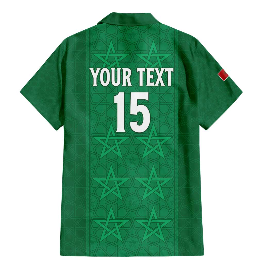 Custom Morocco Football Family Matching Mermaid Dress and Hawaiian Shirt Sir Sir Sir