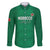 Custom Morocco Football Family Matching Mermaid Dress and Hawaiian Shirt Sir Sir Sir