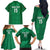 Custom Morocco Football Family Matching Off The Shoulder Long Sleeve Dress and Hawaiian Shirt Sir Sir Sir