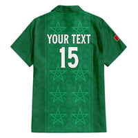 Custom Morocco Football Family Matching Off The Shoulder Long Sleeve Dress and Hawaiian Shirt Sir Sir Sir