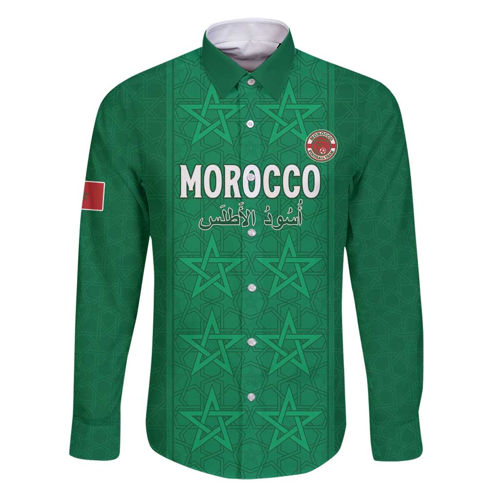 Custom Morocco Football Family Matching Puletasi and Hawaiian Shirt Sir Sir Sir