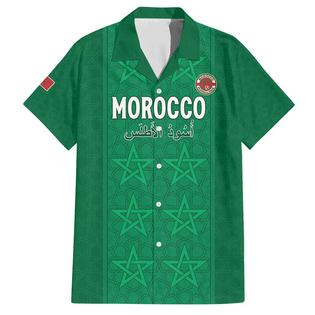 Custom Morocco Football Family Matching Short Sleeve Bodycon Dress and Hawaiian Shirt Sir Sir Sir