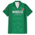 Custom Morocco Football Family Matching Short Sleeve Bodycon Dress and Hawaiian Shirt Sir Sir Sir