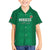 Custom Morocco Football Family Matching Short Sleeve Bodycon Dress and Hawaiian Shirt Sir Sir Sir