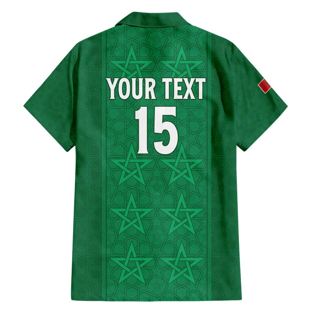 Custom Morocco Football Hawaiian Shirt Sir Sir Sir