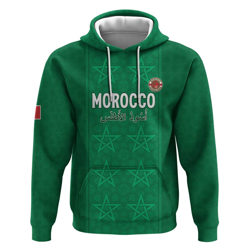 Custom Morocco Football Hoodie Sir Sir Sir