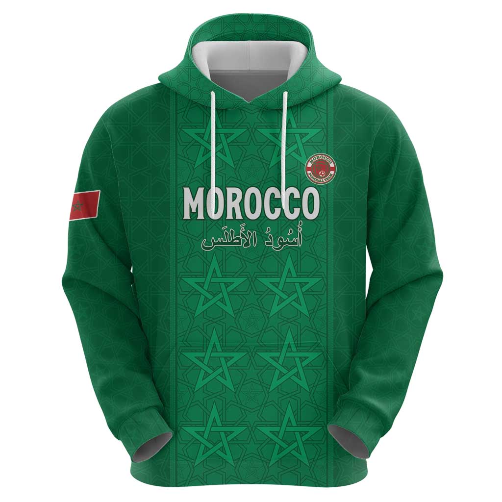 Custom Morocco Football Hoodie Sir Sir Sir