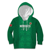 Custom Morocco Football Kid Hoodie Sir Sir Sir