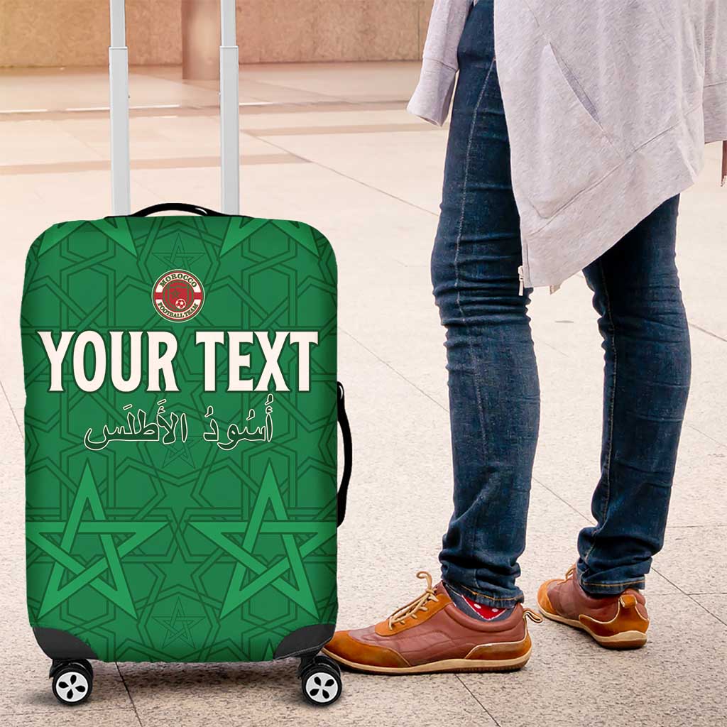 Custom Morocco Football Luggage Cover Sir Sir Sir