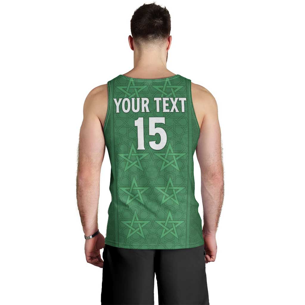 Custom Morocco Football Men Tank Top Sir Sir Sir