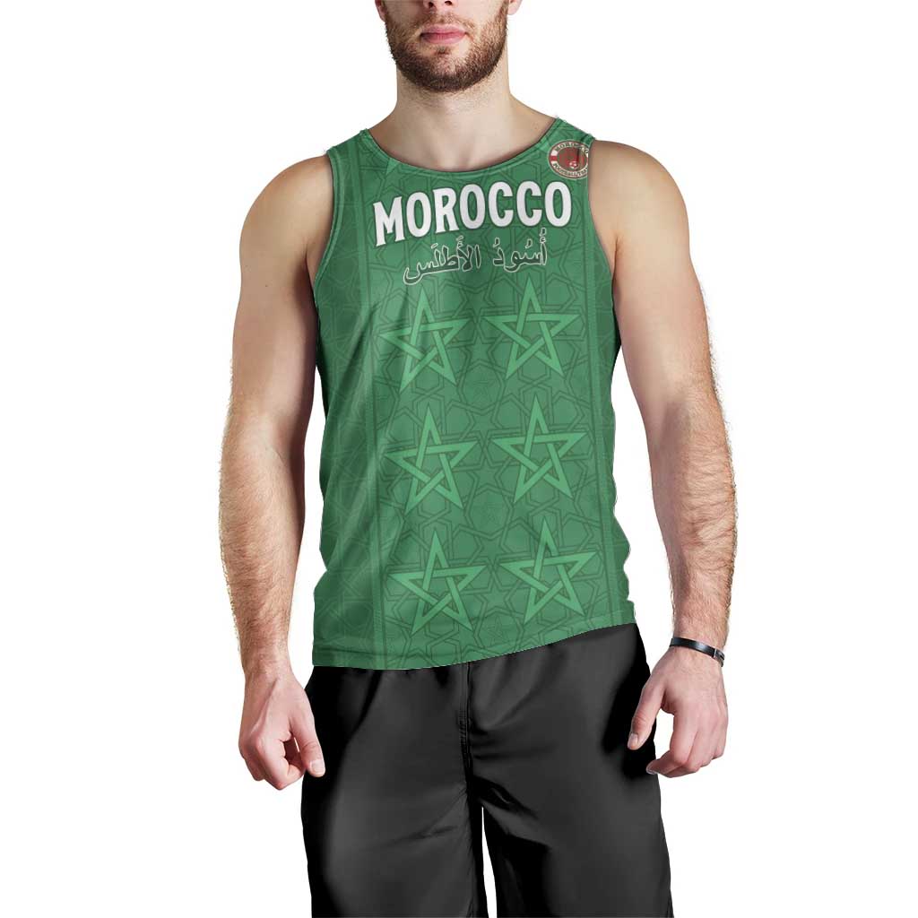 Custom Morocco Football Men Tank Top Sir Sir Sir