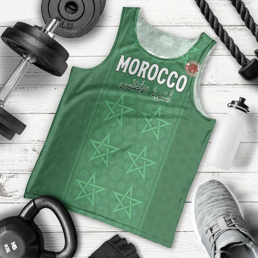 Custom Morocco Football Men Tank Top Sir Sir Sir