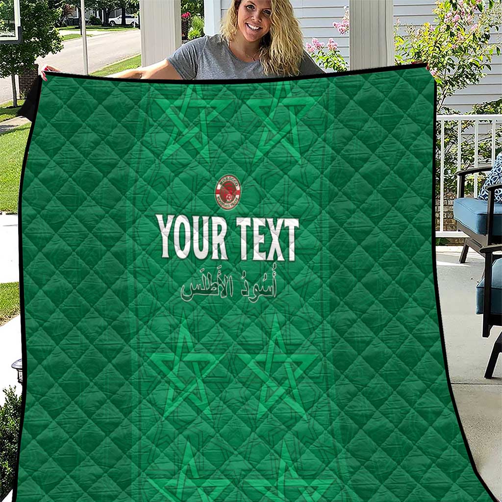 Custom Morocco Football Quilt Sir Sir Sir
