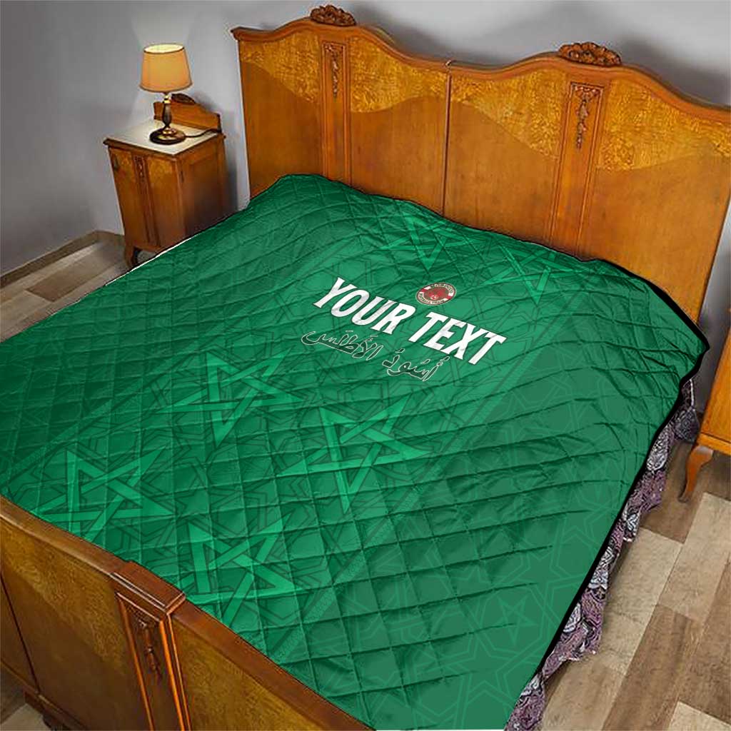 Custom Morocco Football Quilt Sir Sir Sir