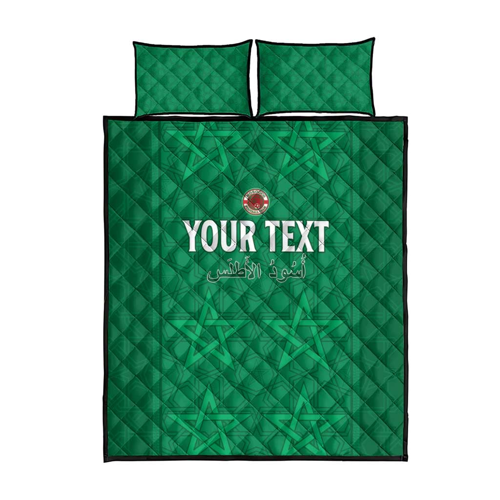 Custom Morocco Football Quilt Bed Set Sir Sir Sir