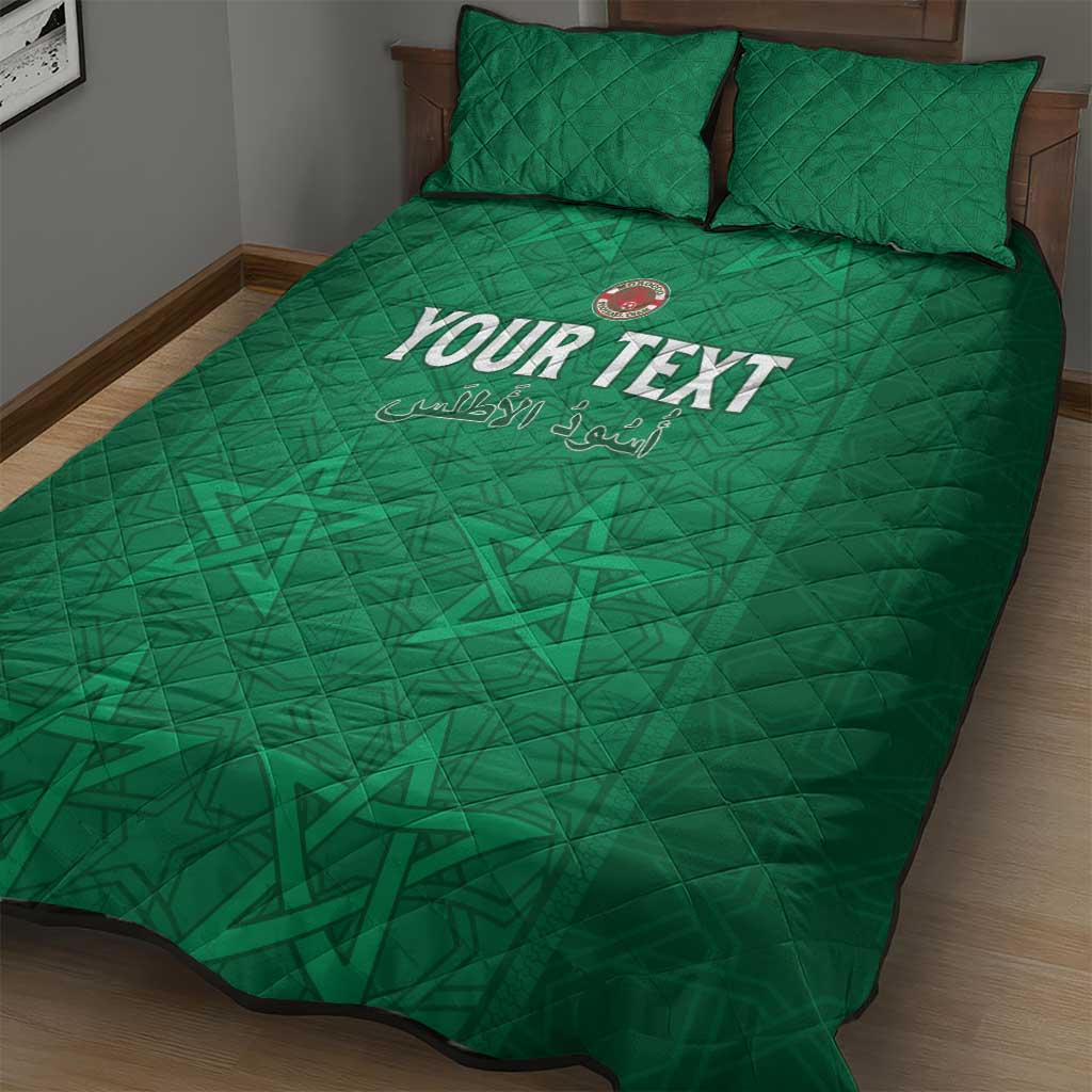 Custom Morocco Football Quilt Bed Set Sir Sir Sir