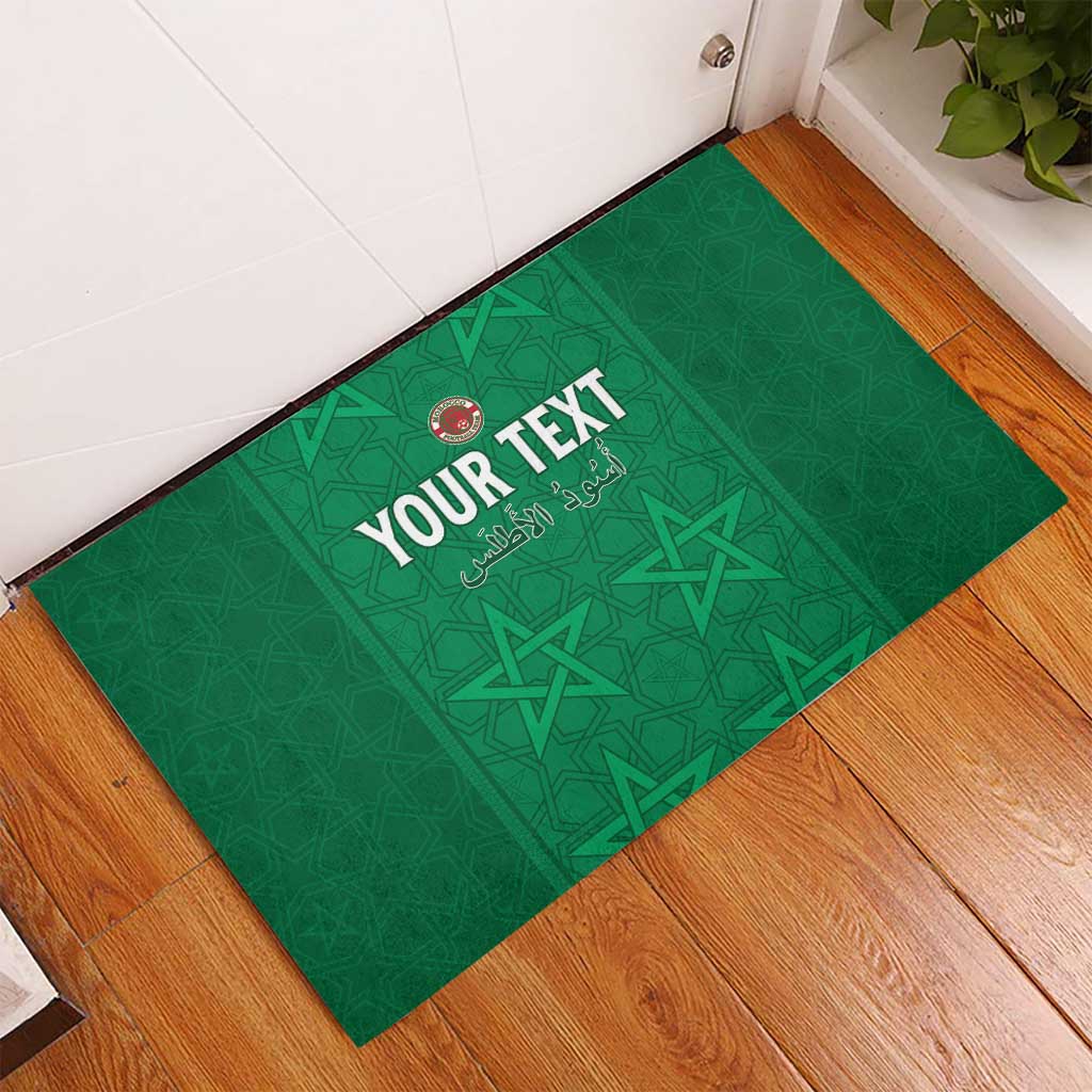 Custom Morocco Football Rubber Doormat Sir Sir Sir